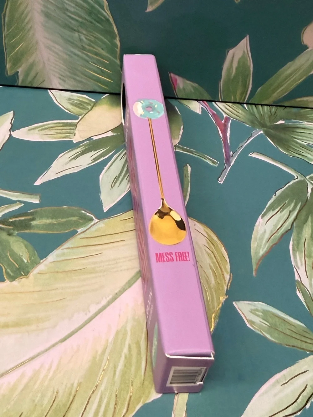 Aminnah Sprinkle Donut Body Butter Spoon Blue NIB